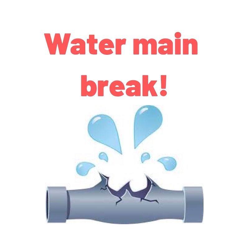 water main break